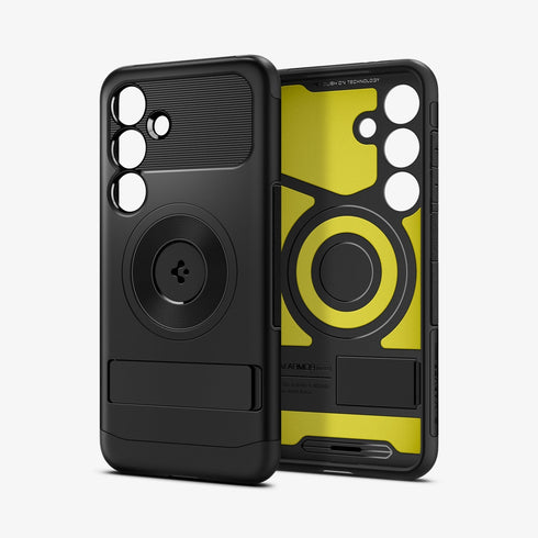 ACS07188 - Galaxy S24 Ultra Case Slim Armor (MagFit) in Metal Slate showing the back